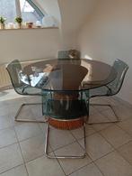 Table et chaises, Maison & Meubles, Quatre personnes, Rond, Enlèvement, Utilisé