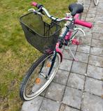 B’TWIN meisjesfiets 24 inch met mandje, Fietsen en Brommers, Ophalen, Gebruikt, 24 inch, Versnellingen