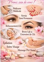 Pédicure médicale & esthéticienne à domicile, Enlèvement, Neuf, Soins