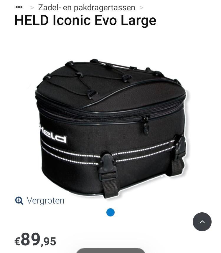 Held pakdrager tas large, Ophalen, Zo goed als nieuw