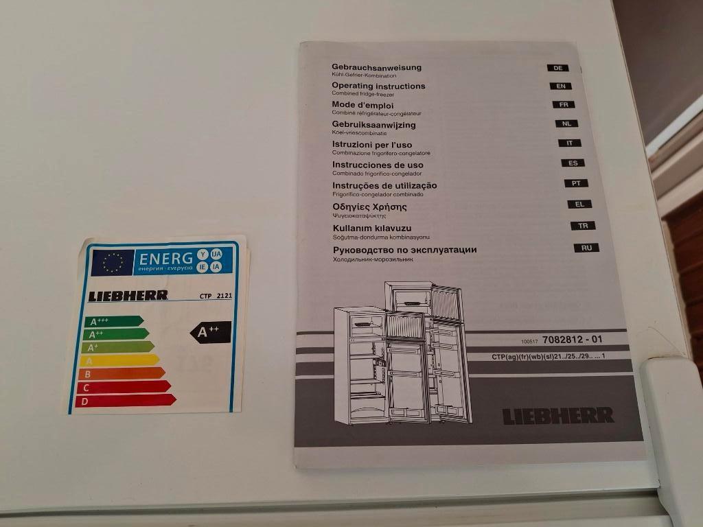 Frigo, Electroménager, Classe énergétique A ou plus économe, 120 à 140 cm, Enlèvement, Utilisé