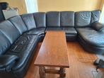 Lederen hoeksalon, Huis en Inrichting, Ophalen, Gebruikt, Leer