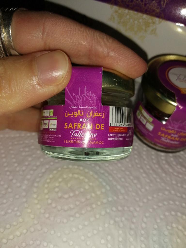 Safran marocain 100 naturel