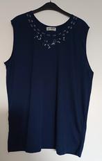 donkerblauw topje Lucky, Kleding | Dames, Topjes, Blauw, Maat 42/44 (L), Ophalen of Verzenden, Zonder mouw