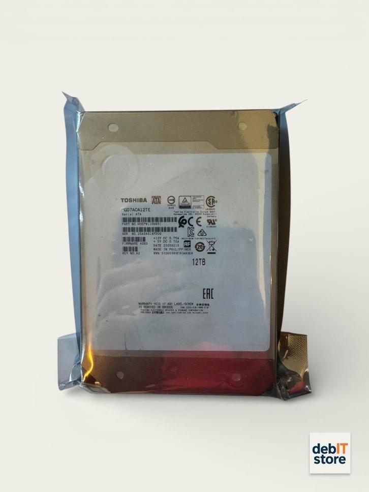 Toshiba 12tb NAS - Server HDD, Computers en Software, Harde schijven, Zo goed als nieuw, Server, HDD, SATA, Ophalen of Verzenden