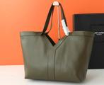 Stijlvolle YSL-stijl Leren Shopper, Handtassen en Accessoires, Tassen | Damestassen, Ophalen of Verzenden, Shopper