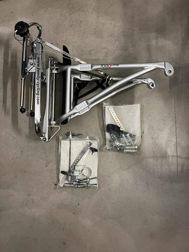 Follow-me, voor aanhangen van kinderfiets, Fietsen en Brommers, Fietsaccessoires | Overige Fietsaccessoires, Zo goed als nieuw