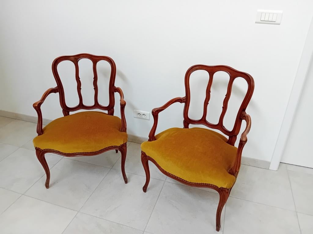 2 fauteuils cabriolets, Maison & Meubles, Fauteuils, Moins de 75 cm, Comme neuf, Enlèvement, 50 à 75 cm