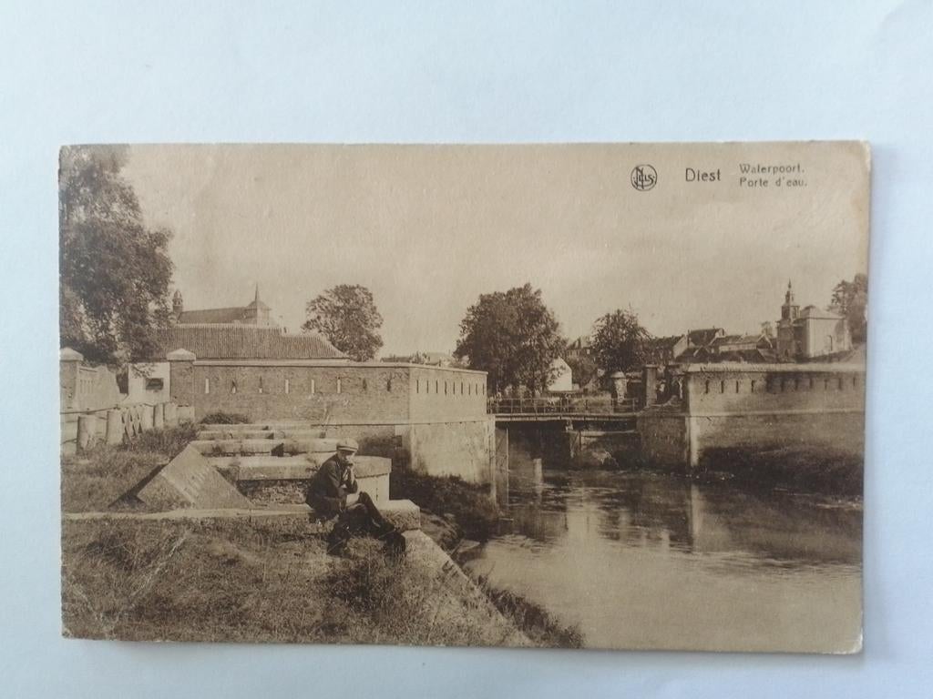 DIEST WATERPOORT PORTE D' EAU, Collections, Cartes postales | Belgique, Envoi, 1920 à 1940, Affranchie, Brabant Flamand