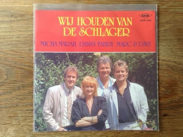single micha marah, danny fabry en marc & dave, 7 inch, Ophalen of Verzenden, Fotohoes, Nederlandstalig