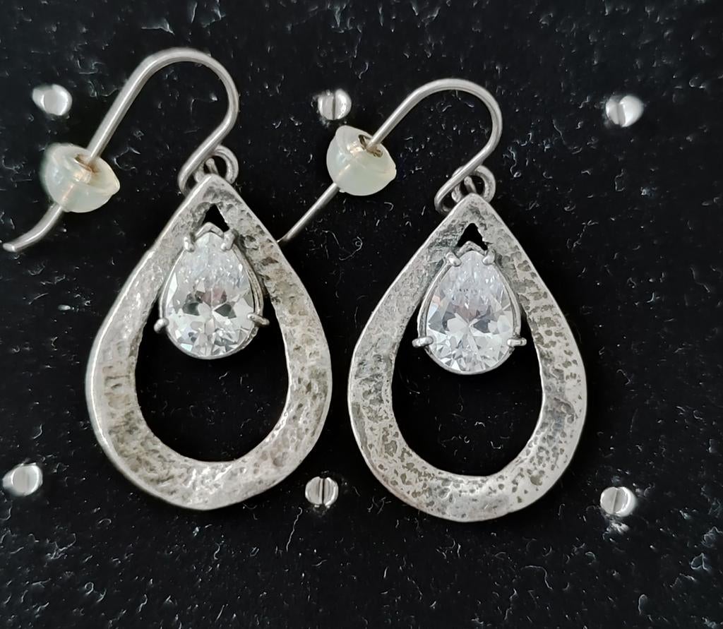 Boucles d'oreille en argent 925 ., Bijoux, Sacs & Beauté, Boucles d'oreilles, Enlèvement ou Envoi, Argent, Argent