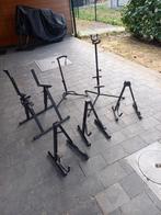 gitaarstatief gitaarstandaard versterkerstatief met microsta, Enlèvement, Utilisé, Pied pour instrument, Guitare