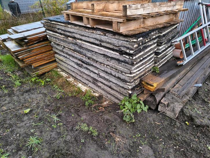 gratis platen met isolatie, Doe-het-zelf en Bouw, Isolatie en Afdichting, Gebruikt, 4 tot 8 cm, 15 m² of meer, Ophalen