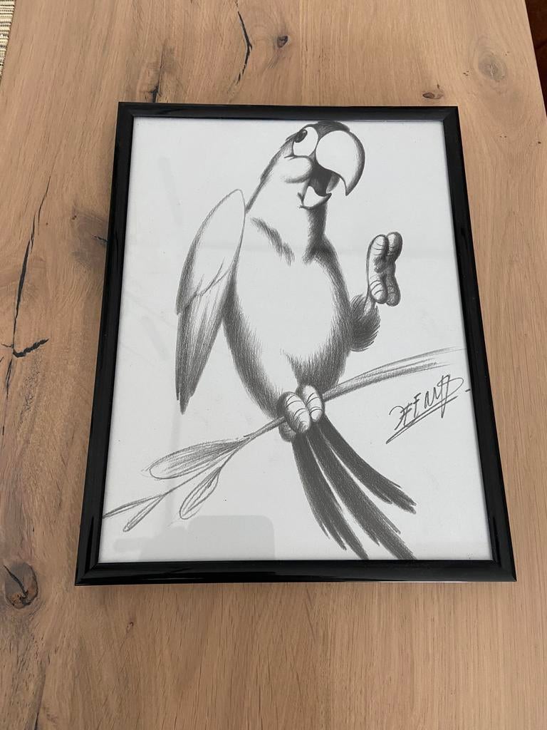 Zes kaders van jef nys met druk van jommeke, Antiek en Kunst, Ophalen of Verzenden