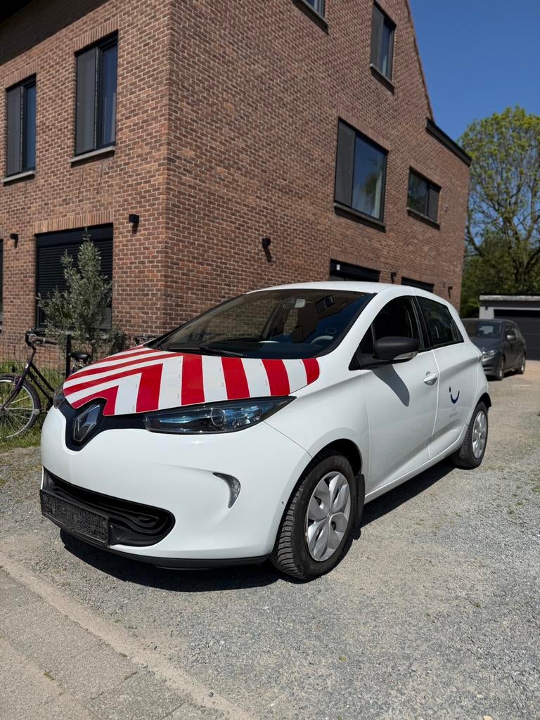 Renault Zoe / Elektrisch / lichte vracht / inc battery, Auto's, Automaat, Wit, Leder, 2 zetels