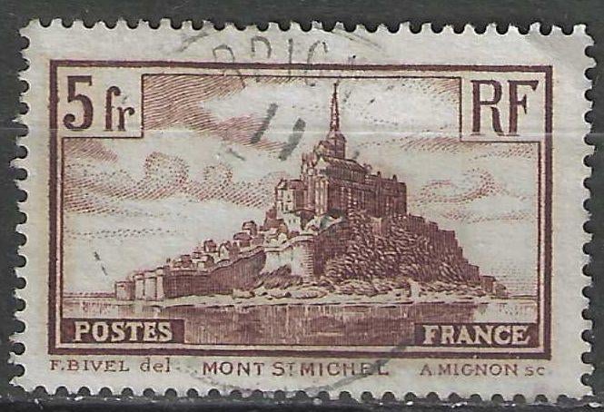 Frankrijk 1929/1930 - Yvert 260 - Mont-Saint-Michel  (ST), Verzenden, Gestempeld