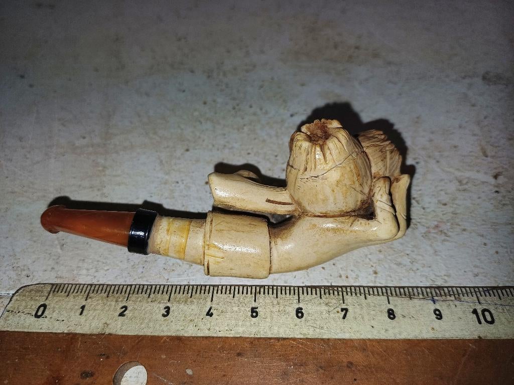 ancienne pipe  ecume de mer tbe, Enlèvement ou Envoi