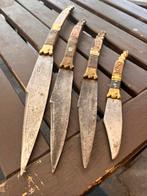 Lot de 4 couteaux ancien, Envoi, Avant 1940, Utilisé