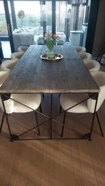 Tafel steigerhout met metalen frame, Huis en Inrichting, Ophalen