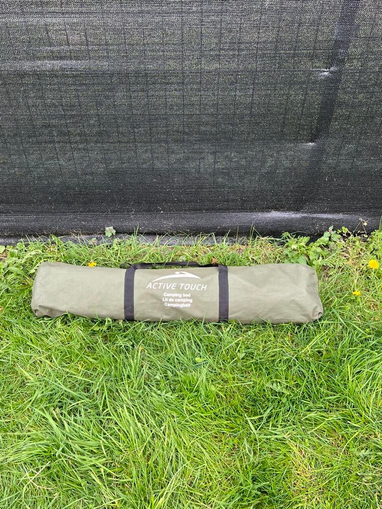 Veldbed Active Touch, Jardin & Terrasse, Chaises longues, Enlèvement, Utilisé, Métal, Pliant