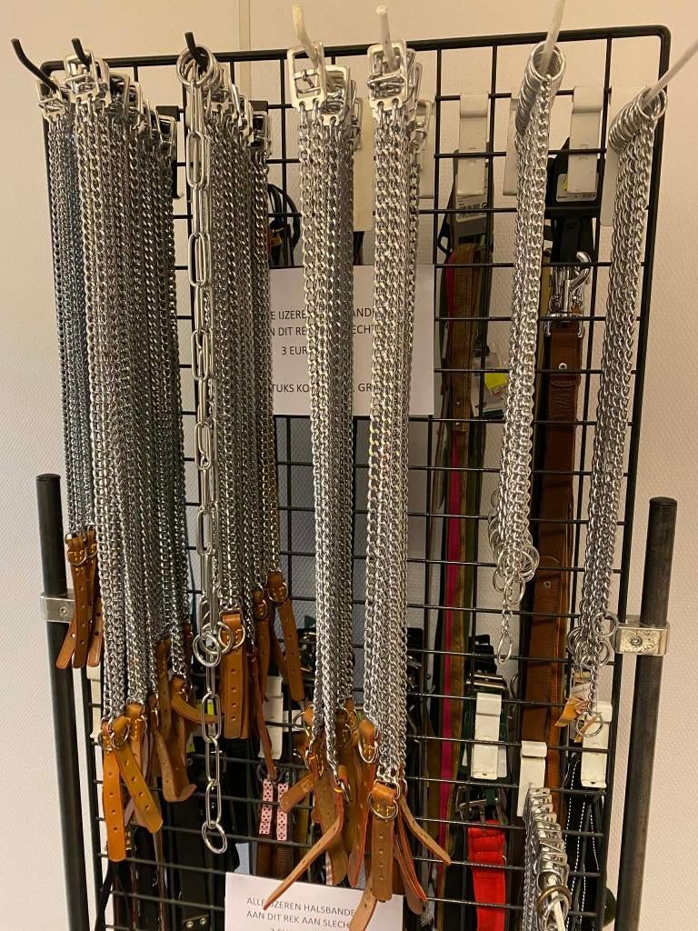 Diverse ijzeren halsbanden aan super spotprijsje !, Ophalen of Verzenden, Nieuw