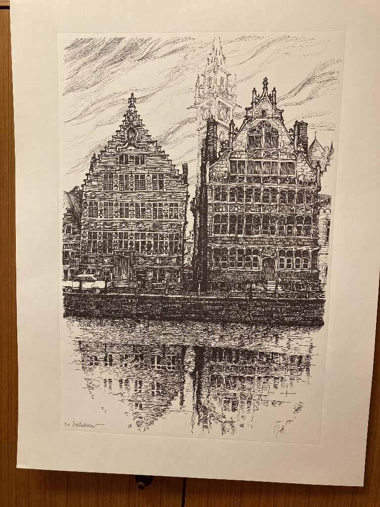 Graslei in Gent, Antiek en Kunst, Ophalen