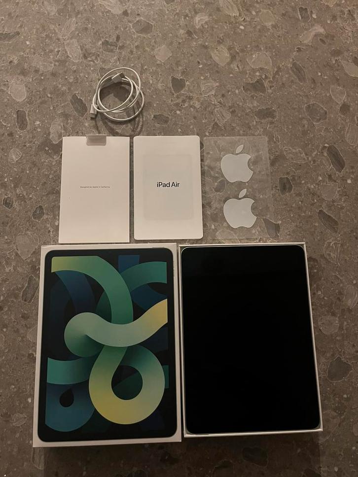 Apple iPad Air (4th generation), Computers en Software, Apple iPads, Overige modellen, Wi-Fi, 10 inch, 64 GB, Groen, Ophalen