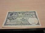 Bankbiljet Belgisch 5 frank type "1919" nationale reeks, 11b, Postzegels en Munten, Bankbiljetten | België, Ophalen, Los biljet