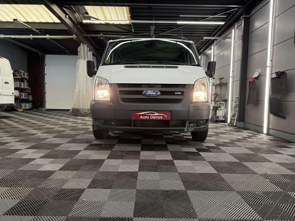 Ford Transit 2.2D | DUBBEL CABINE | 211.150 KM. | BJ. 2008, Auto's, Gebruikt, Zwart, 4 cilinders, Bedrijf