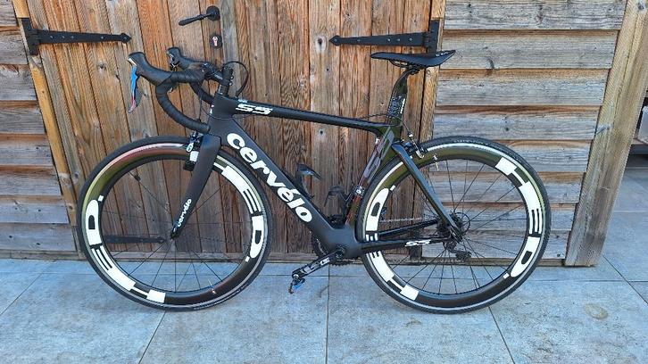Vélo de route carbone Cervélo S5 - 54 - Dura Ace - 11 speed, Vélos & Vélomoteurs, Vélos | Vélos de course, Utilisé, Autres marques