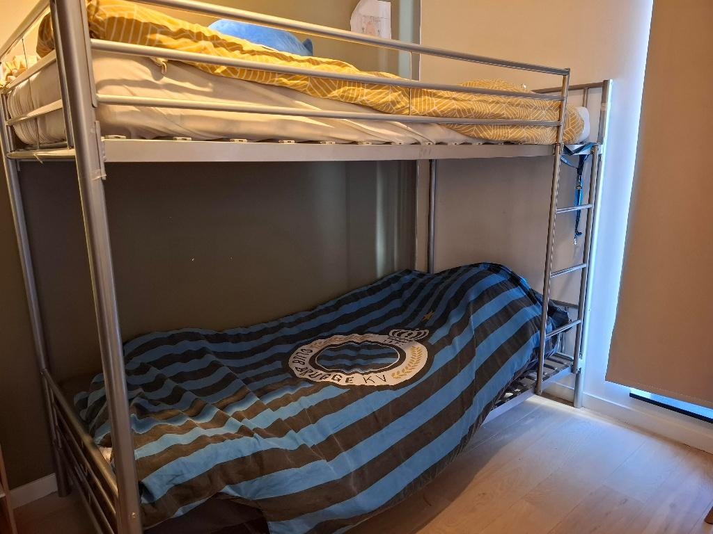 Stapelbed, Ophalen, Gebruikt, 90 cm, Tweepersoons