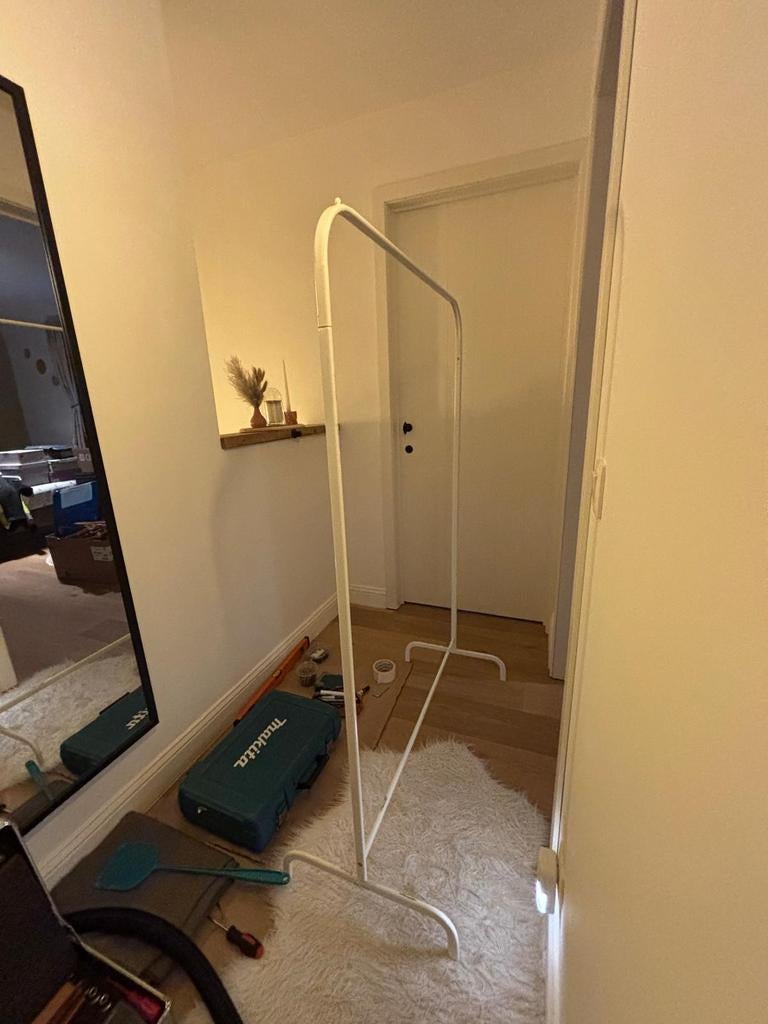 Kledingrekken, Ophalen