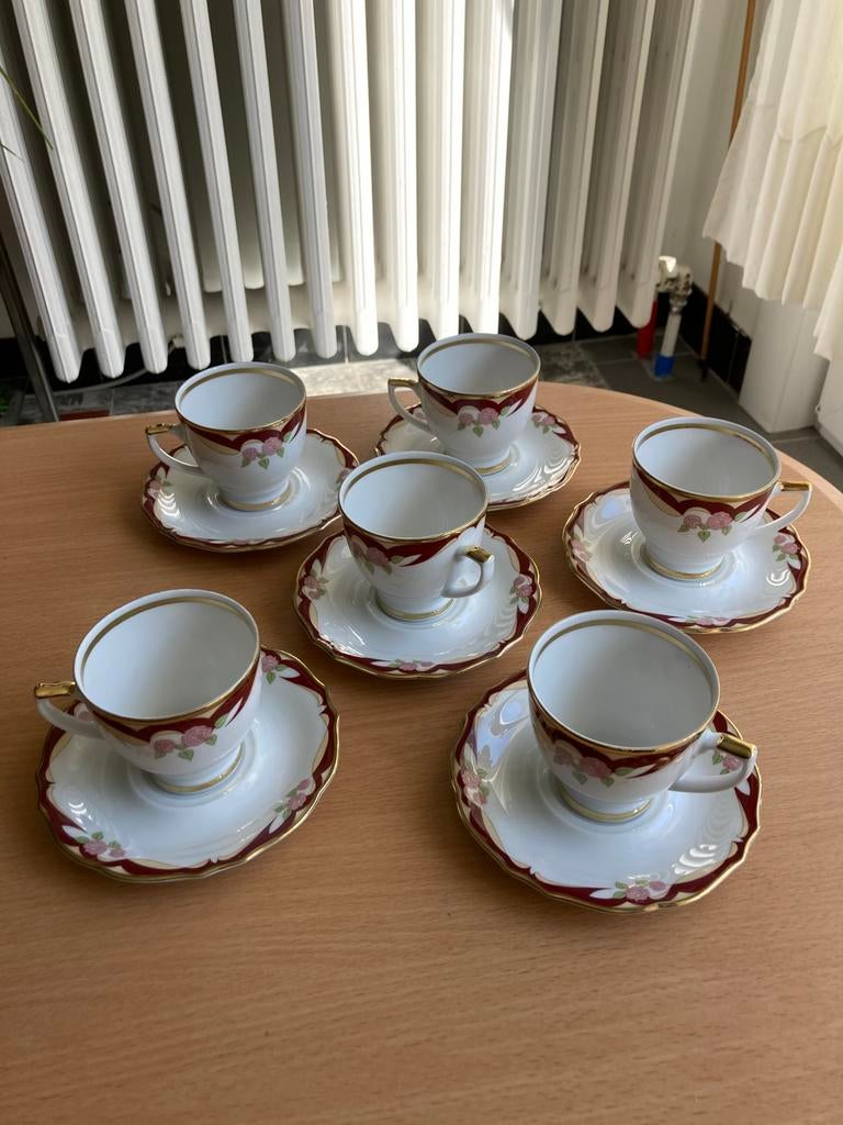 de tasses et soucoupes vintage en porcelaine, Winterling, Antiquités & Art, Antiquités | Services (vaisselle) pièces, Enlèvement ou Envoi