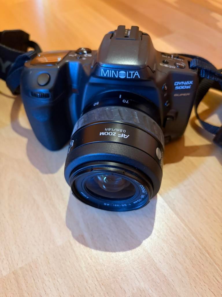 Minolta dynax 500si, Audio, Tv en Foto, Fotocamera's Digitaal, Ophalen, Gebruikt, Spiegelreflex, Minolta