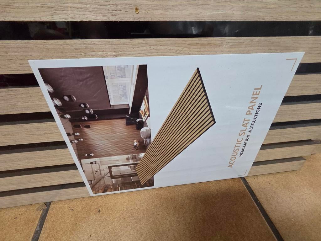 2 panneaux acoustiques neuf 2.60x60, Bois