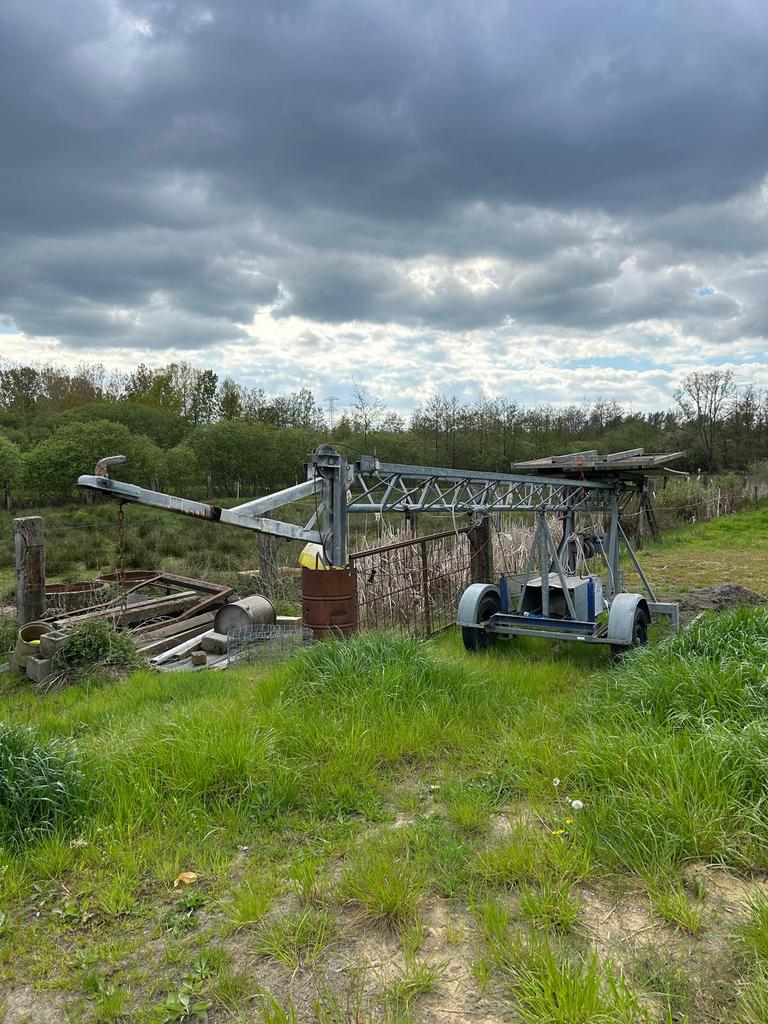 Bouwlift met 2 verlengstukken te koop, Ophalen, Bouwlift