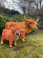 Schotse Hooglander, Rosse koe, tuin, boerderij, 100cm, Tuin en Terras, Ophalen, Nieuw, Kunststof, Dierenbeeld