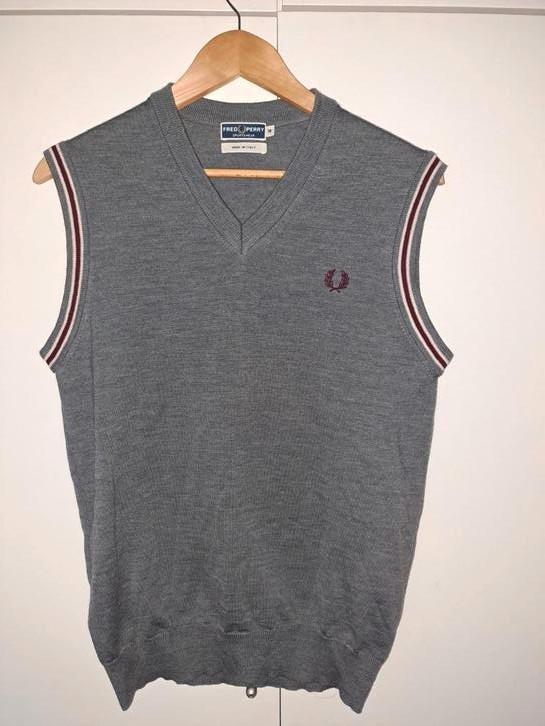 Fred Perry maat 38 100% merinowol made in Italy, Kleding | Heren, Truien en Vesten, Zo goed als nieuw, Ophalen