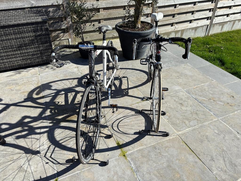 2 race fietsen Rixe M 56 + 1x koersfiets Buls vr onderdelen, Fietsen en Brommers, Fietsen | Racefietsen, Ophalen, 28 inch, Heren