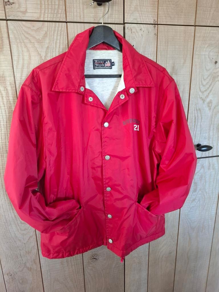 Regenjas River Woods Mt M, Vêtements | Femmes, Vestes | Été, Rouge, Taille 38/40 (M), Enlèvement ou Envoi, River Woods