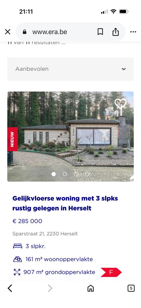 Prijs verlaagd nu 285000 /via era westerlo