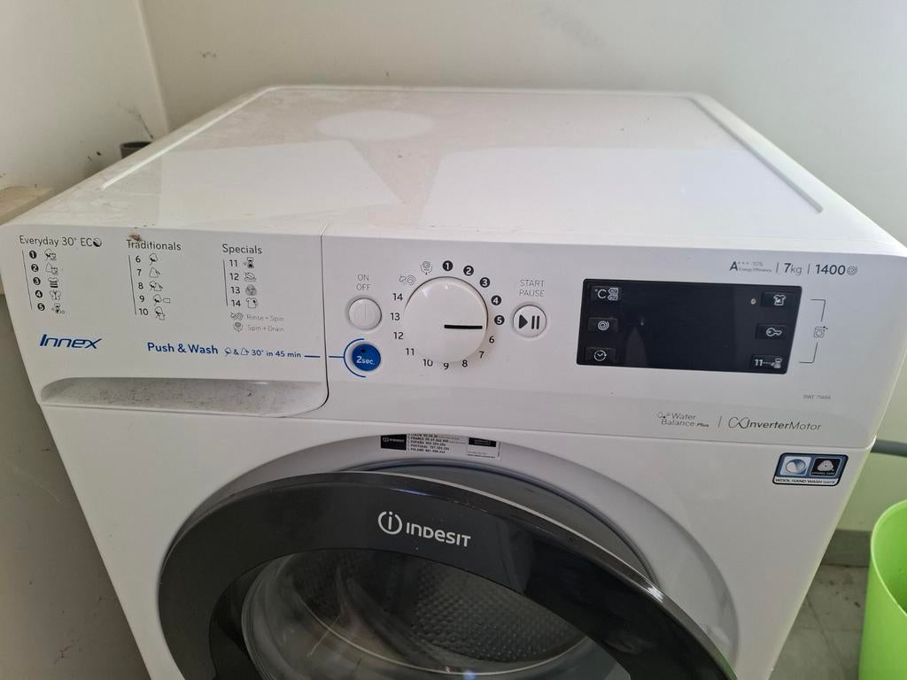 Wasmachine indesit, Ophalen