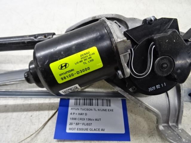 MOTEUR ESSUIE-GLACE AVANT Hyundai Tucson (TL) (98100D3000), Mevr. I. Hauben, Utilisé, Hyundai, Rue de l'Espoir 34 34
4030  GRIVEGNÉE, BE