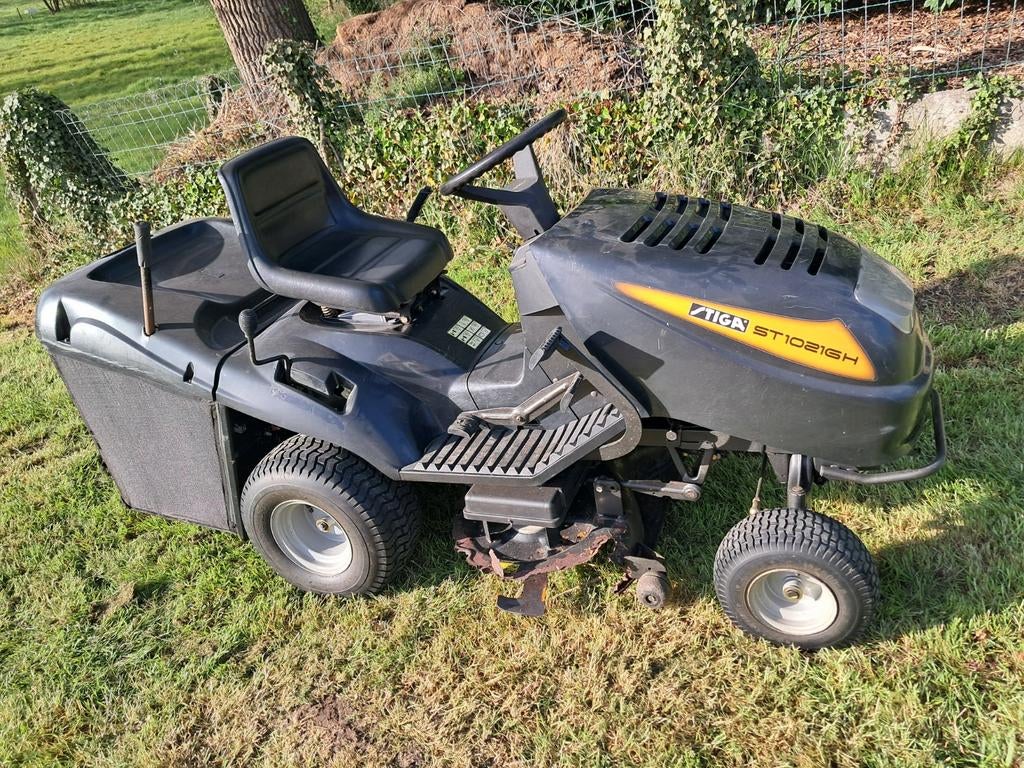 Stiga TCR 102 hydrostaat, Ophalen