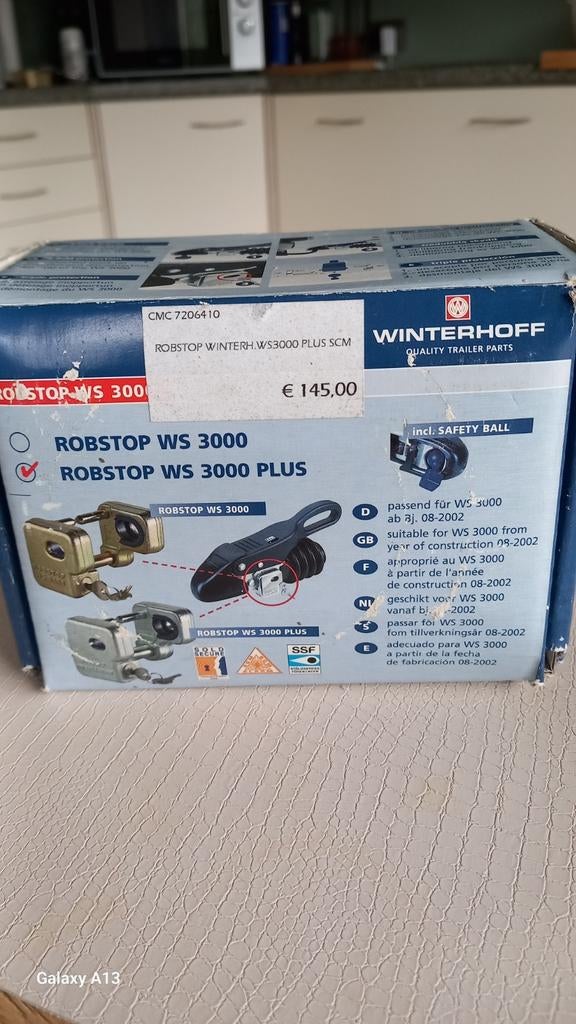 Verrou antivol, Caravanes & Camping, Enlèvement