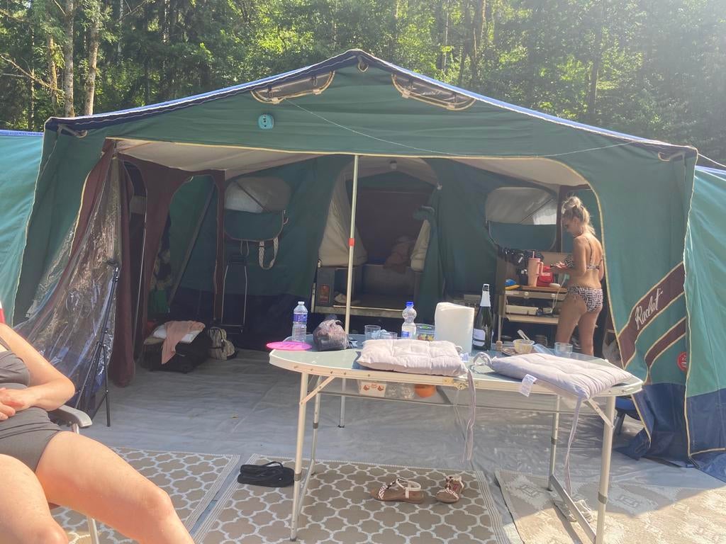 Vouwwagen Raclet Lavendel, Caravanes & Camping, Caravanes pliantes, Enlèvement, Raclet