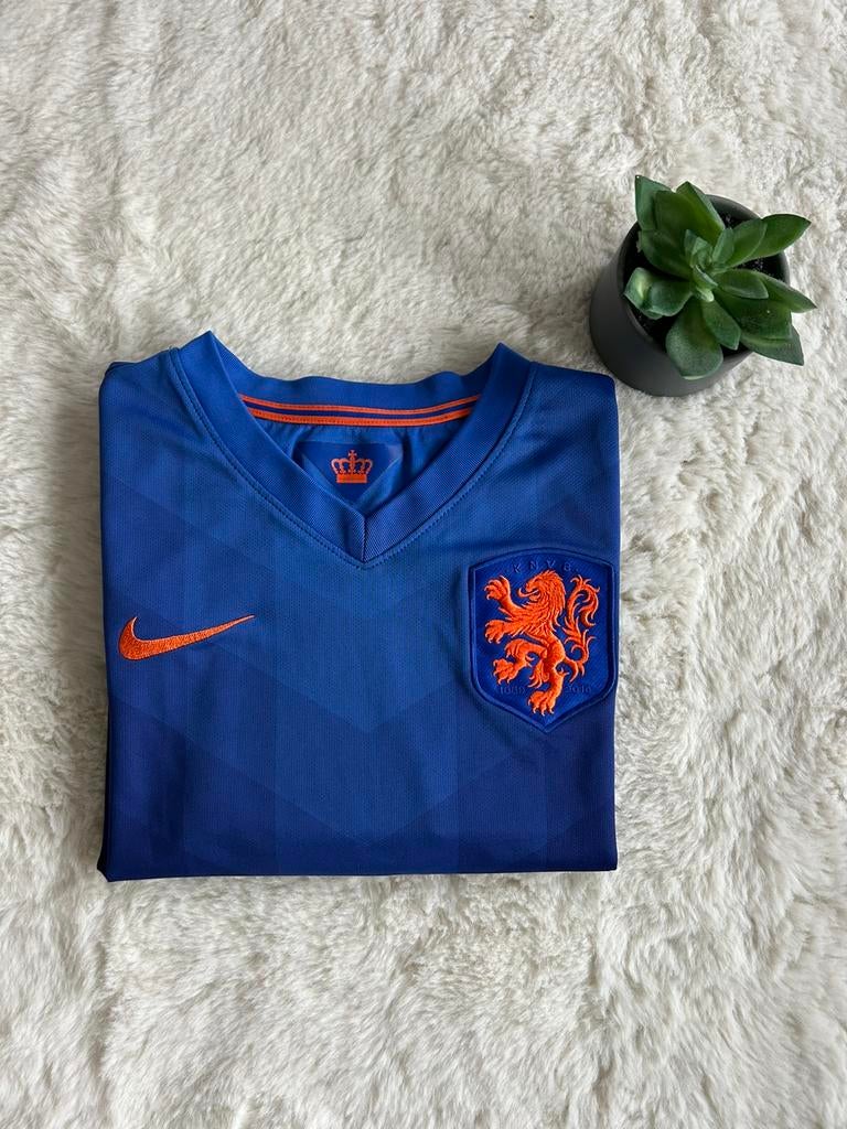 Nederlands Elftal Uitshirt WK 2014 - Nike - Oranje - Maat S, Kleding | Heren, T-shirts, Ophalen of Verzenden, Zo goed als nieuw