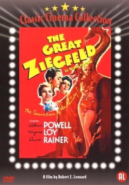 The great Ziegfeld met William Powell, Myrna Loy,, Cd's en Dvd's, Dvd's | Klassiekers, Zo goed als nieuw, Drama, 1940 tot 1960
