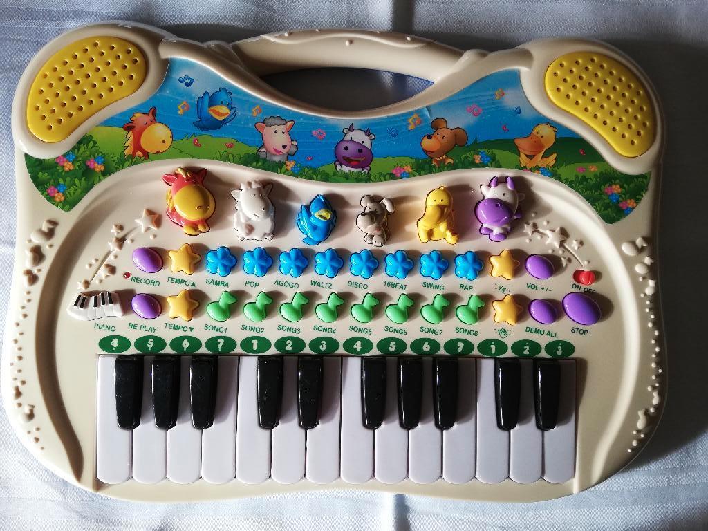 kinderpiano, Ophalen, Gebruikt