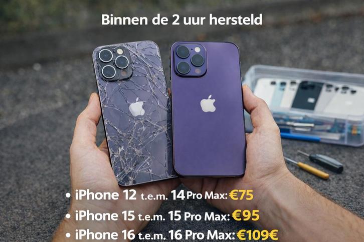 Réparer l'iPhone, Télécoms, Téléphonie mobile | Housses, Coques & Façades | Apple iPhone, Comme neuf, iPhone 12, Enlèvement